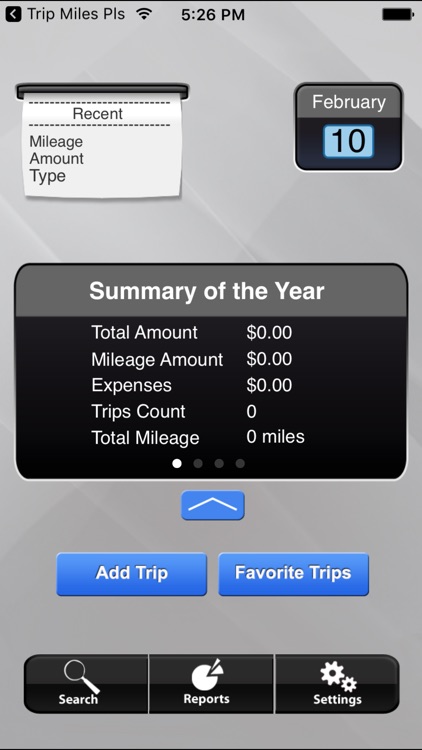 Trip Miles (Mileage log for Reimbursement or IRS)