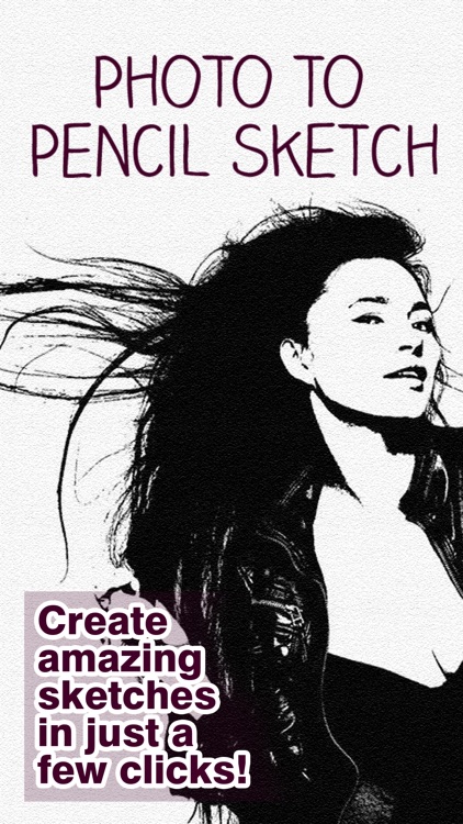 Photo to Pencil Sketch Portrait Drawing Effects