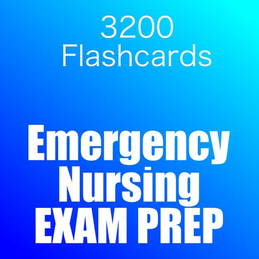 Emergency Nursing Exam Prep 3200 Flashcards & Quiz icon