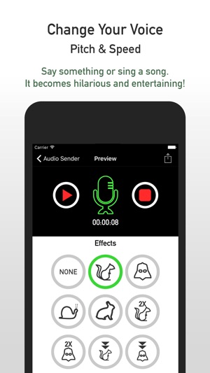 Audio Sender - Audio Memo and Voice Changer(圖2)-速報App