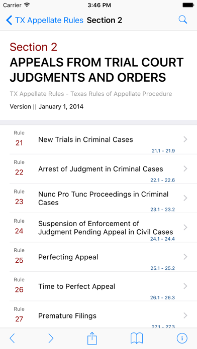 How to cancel & delete Texas Rules of Appellate Procedure (LawStack's TX) from iphone & ipad 2