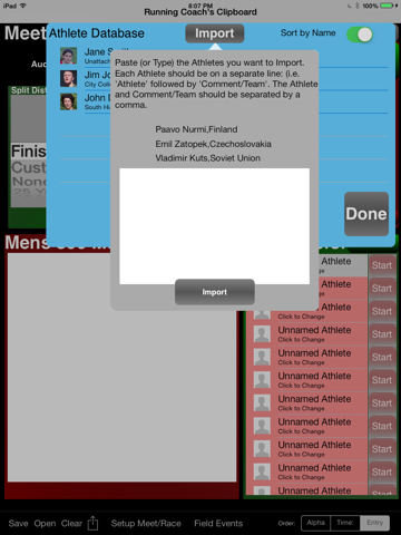 Running Coach's Clipboard screenshot 3