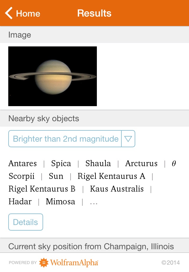 Wolfram Planets Reference App screenshot 3