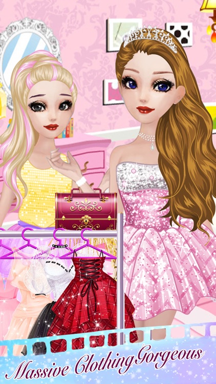 Princess shining dress - Make up game for girls