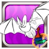 Mini Game Coloring Book For Bats