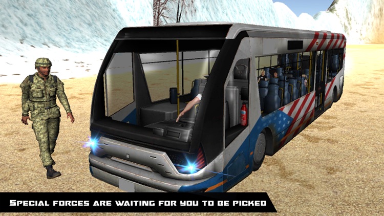 Army Training School Bus Transport Driver 3D Sim