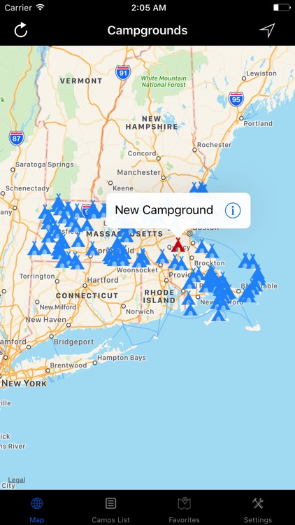 Massachusetts – Campgrounds & RV Parks