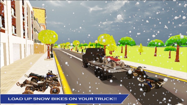 Snowmobile Transport Truck - Snow Blower Driving(圖5)-速報App