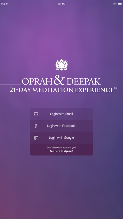 Oprah & Deepak’s 21-Day Meditation Experience