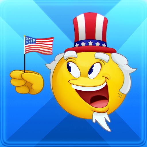USA Sam-oji – American emoji keyboard icons