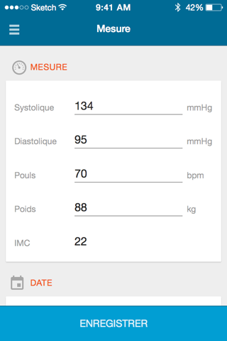 Blutdruck Hypertension eDiary screenshot 2