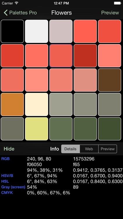 Palettes