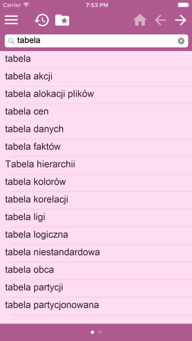 Wielojęzyczny słownik polski screenshot 4