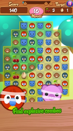 Cute Safari: Match 3 Puzzle