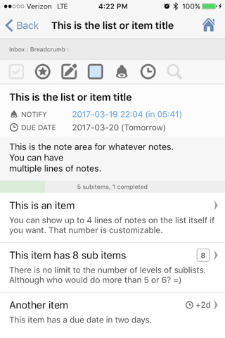 WhiteList - A List Taking and Note Making App screenshot 3