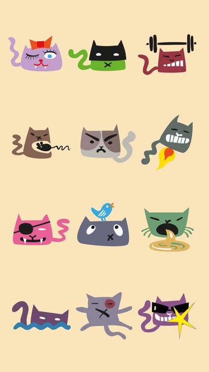 Supercats Stickers