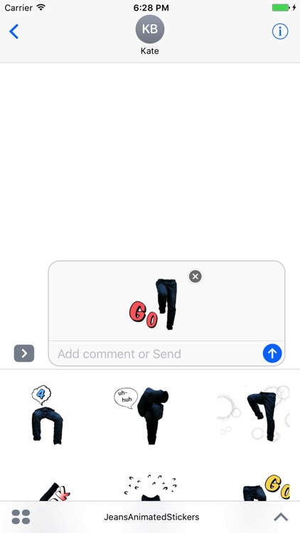 Jeans Animated Stickers