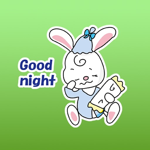 Cornelius The Cutest Bunny English Stickers Icon