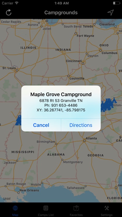 Tennessee – Campgrounds & RV Parks