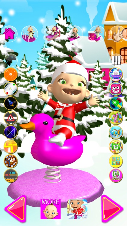 Talking Babsy Baby Xmas Games