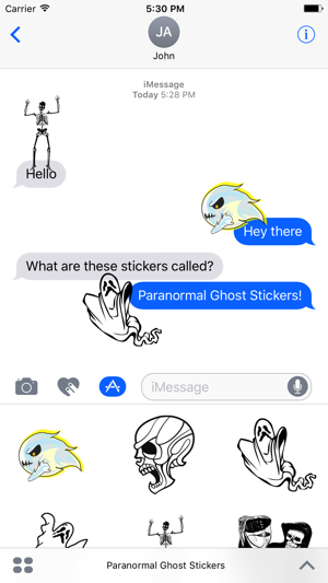 Paranormal Ghost Stickers