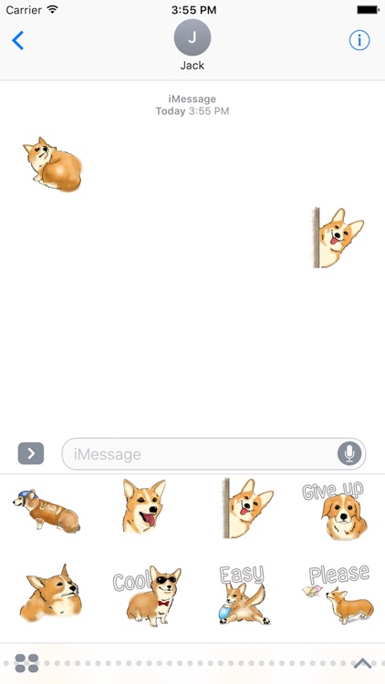 Corgi Dog Stickers for iMessage