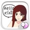 This is the official mobile iMessage Sticker & Keyboard app of Lady sexy Character