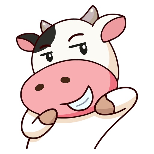 Perky Cow Animated Stickers icon