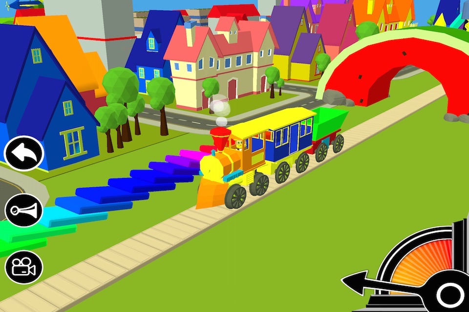 3D Toy Train - Free Kids Train Game screenshot 3