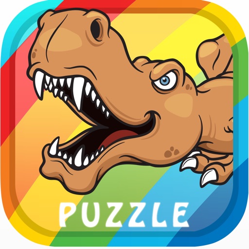 Dinosaur Magic Puzzle Game Jurassic- Preschool Kid Icon