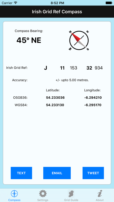 How to cancel & delete Irish Grid Ref Compass from iphone & ipad 1