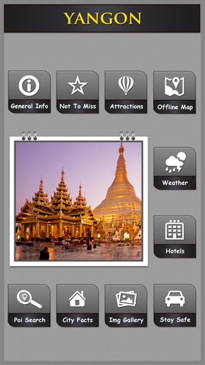 Yangon Offline Map City Guide