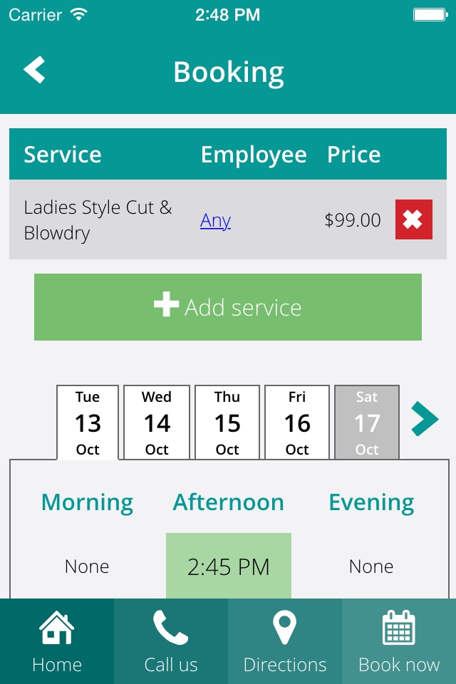 mySALONapp screenshot 3