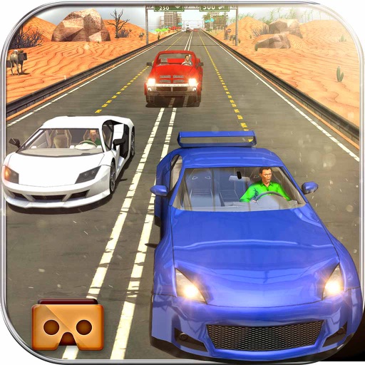 VR Highway Racing in Car Driver iOS App