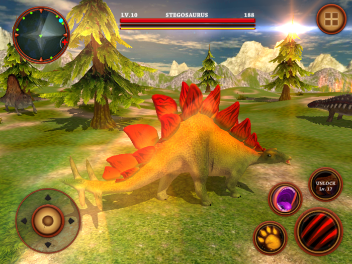 Stegosaurus Simulator Game  Dinosaur Survival 3D