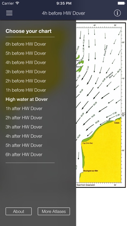 Tidal Stream Atlas, Dover Strait