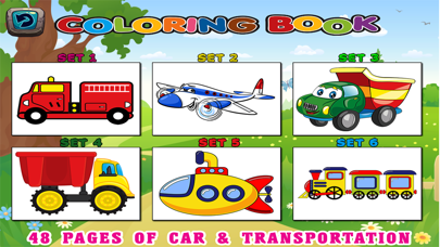 How to cancel & delete Kids Coloring Pages - Toddler Cars Transportation from iphone & ipad 2