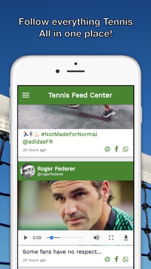 Tennis Feed Center - News, Videos for ATP WTA(圖1)-速報App