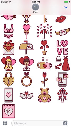 Romance Stickers - Love for Valentine's Day 2017(圖3)-速報App