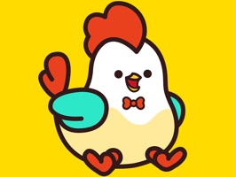 Cute Roosters stickers help make messaging more fun