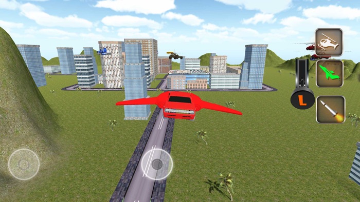 Futuristic Robot War Car Drone Pilot Simulator