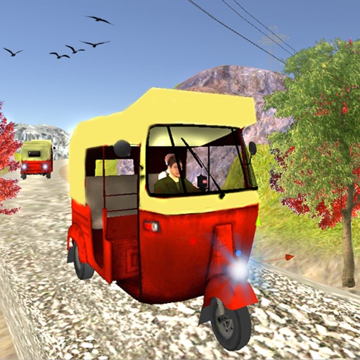 Offroad Tuk Tuk Rickshaw Driver Simulator 3D Icon
