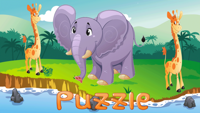 How to cancel & delete Elephant & Giraffe Puzzle Game Life Skill from iphone & ipad 1