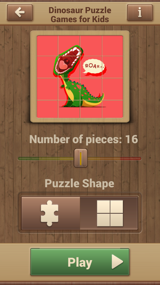 Dinosaur Puzzle Games for Kids by Wizards Time LLC - (iOS Games) — AppAgg