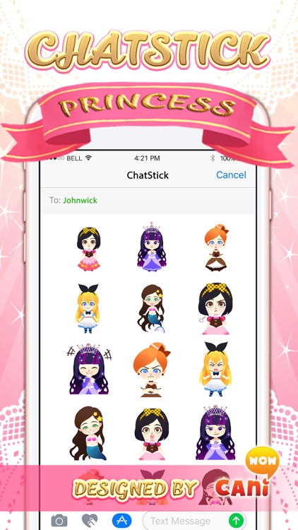 Little princess Stickers & Keyboard By ChatStick