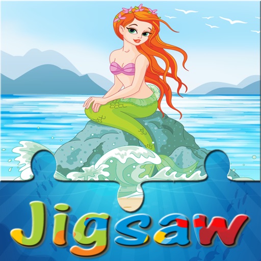Cute Little Mermaid Princess Jigsaw Puzzle Games icon