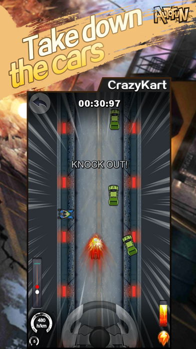 Crazy Kart - drag racing on route66 screenshot 3