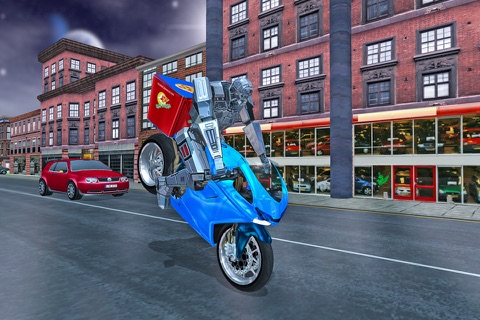 Moto Robot Pizza Delivery Simulator screenshot 3