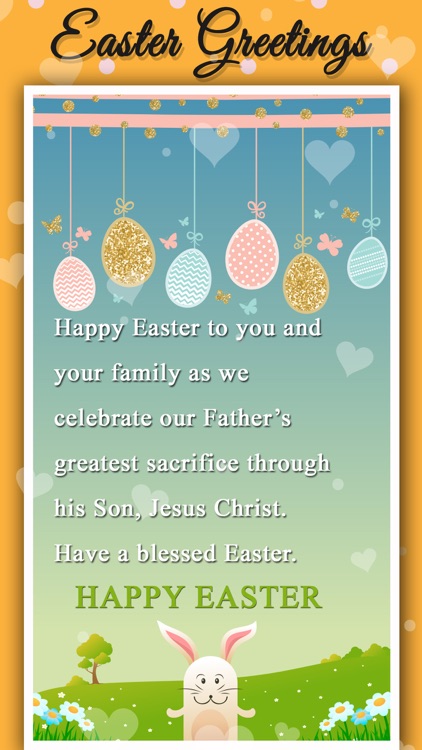 Happy Easter greeting card maker app,easter frames