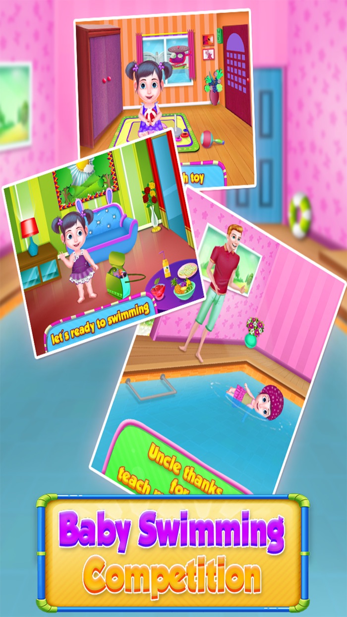 婴孩游泳冠军 - 夏天竞争比赛